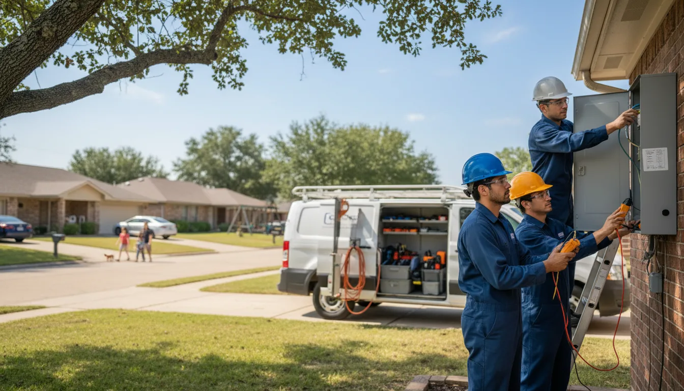 Certified electrician providing emergency electrical services in Sandia Park, NM